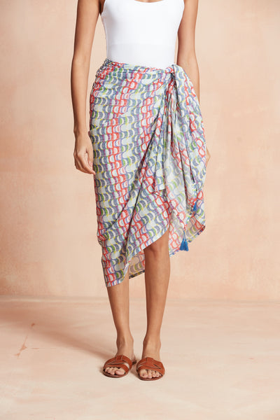 SARONG PAREO COPACABANA BLUE