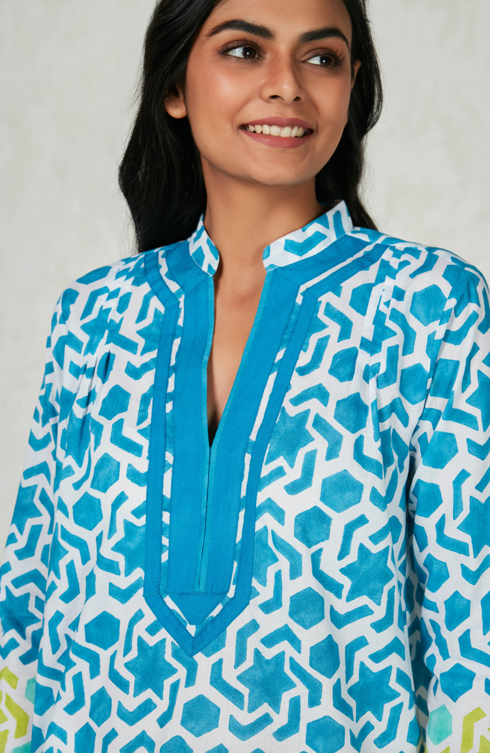 TOKYO SHORT TUNIC OSTIA BLUE