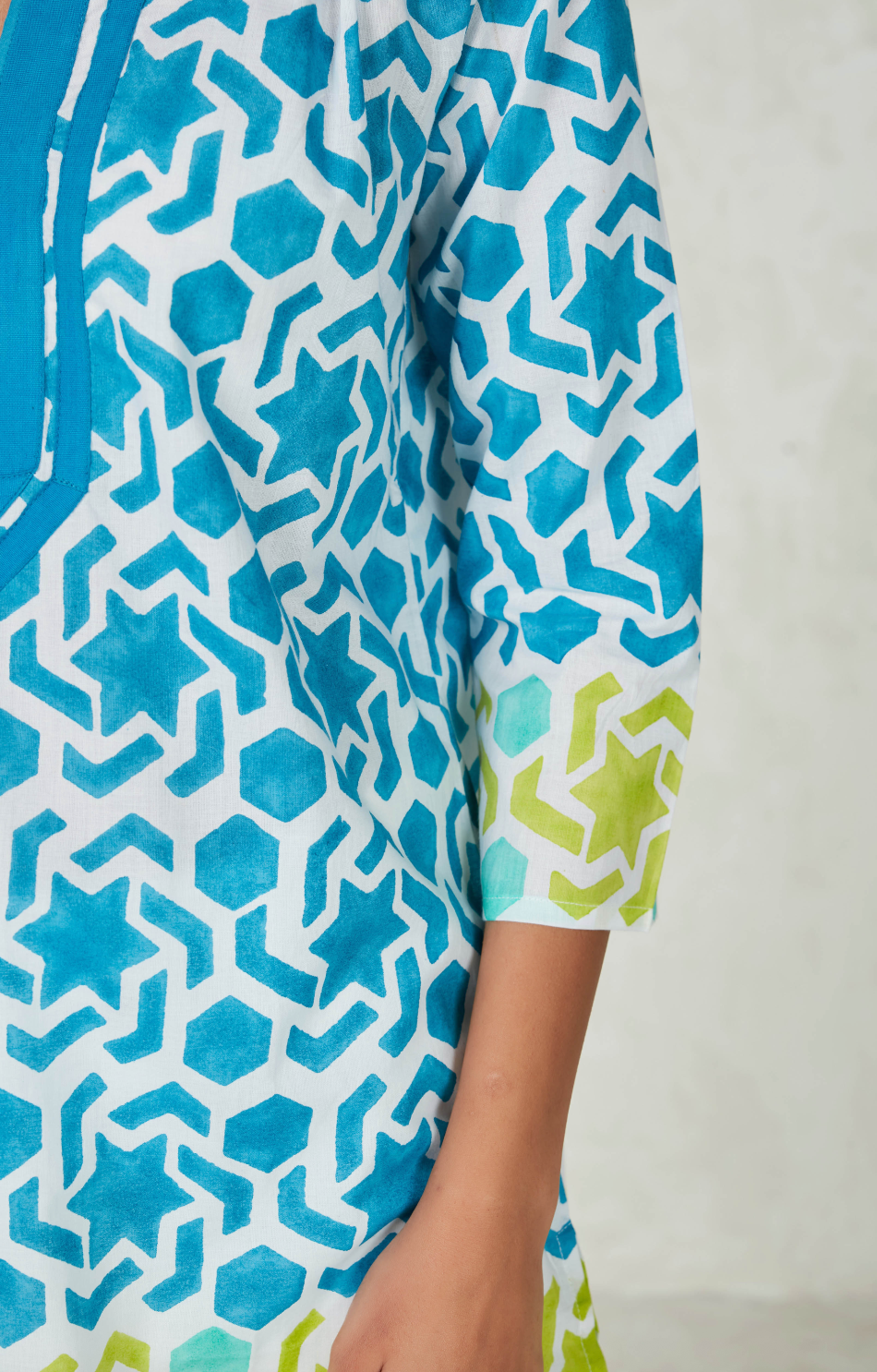 TOKYO SHORT TUNIC OSTIA BLUE