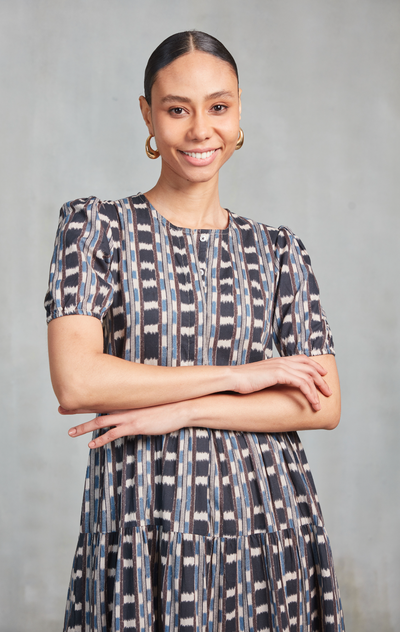 DAPHNE MIDI DRESS MANUEL BLUE