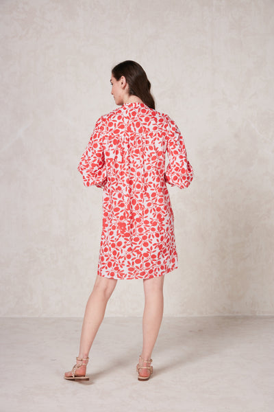 TALIA SHORT DRESS OKARI RED