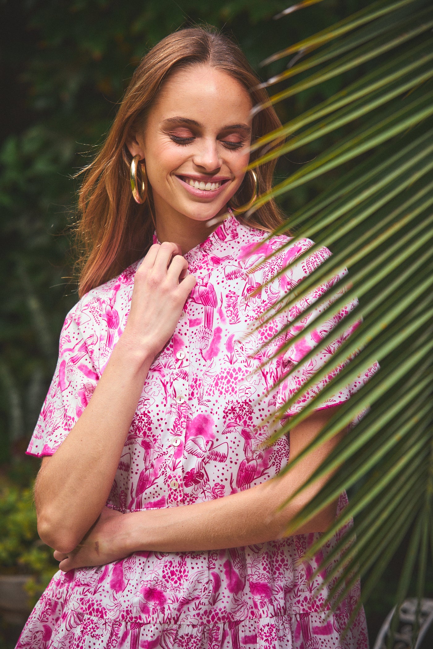 VIBEKA SHORT DRESS ANAPLOIS PINK