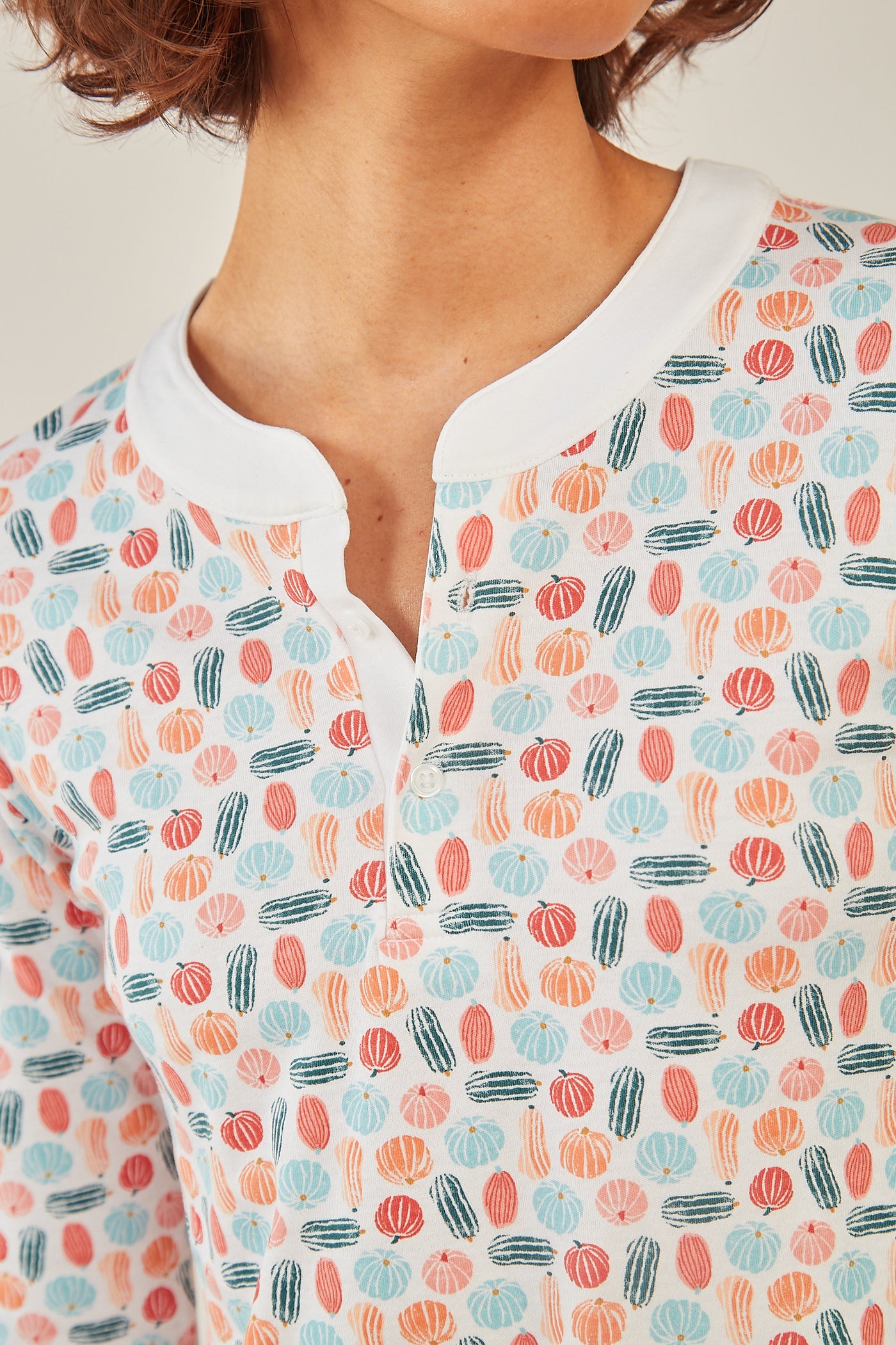 PIPPA WOMEN'S PAJAMA SET PUMPKINS MULTI