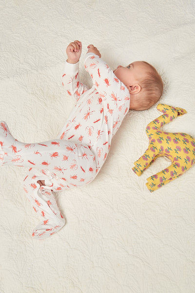 CASEY INFANT PAJAMA SUIT BUGSY RED