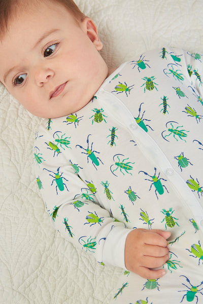 CASEY INFANT PAJAMA SUIT BUGSY GREEN