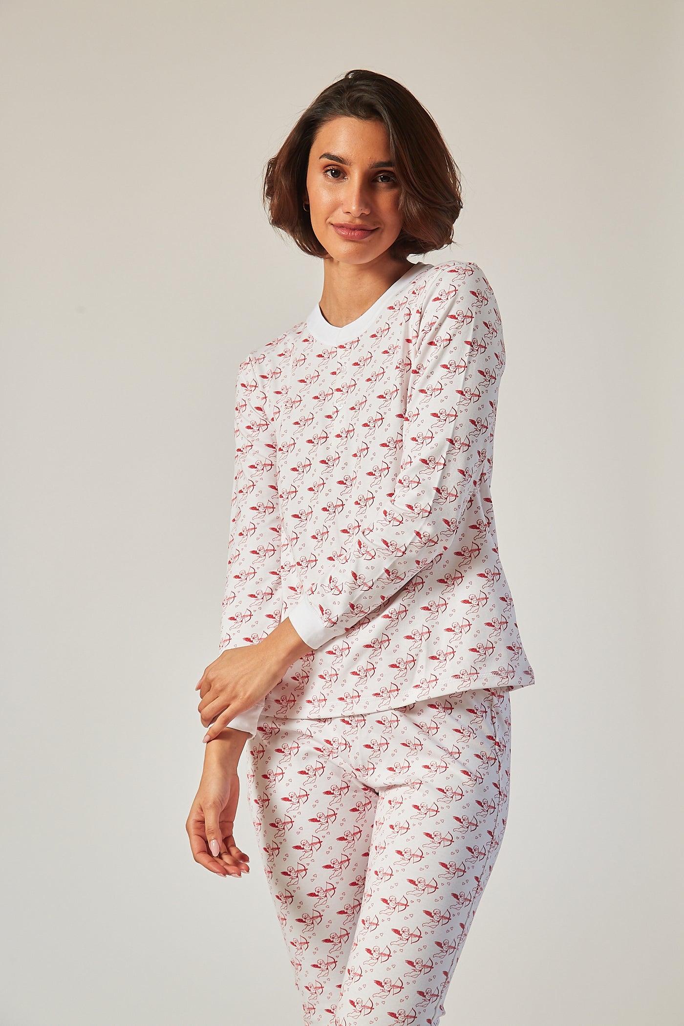 PIPPA WOMEN'S PAJAMA SET CUPID RED